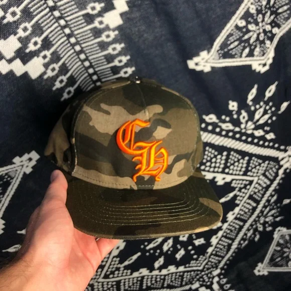 Chrome Hearts ★ AUTHENTIC Camo “CH” Baseball Cap - Picture 2 of 12